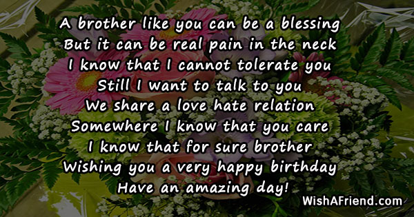 Brother Birthday Messages