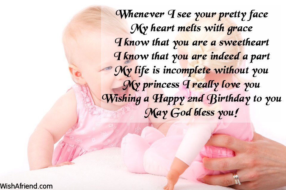 happy 2nd birthday to my daughter quotes