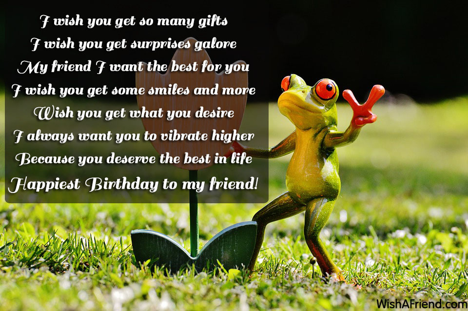 Best Friend Birthday Wishes