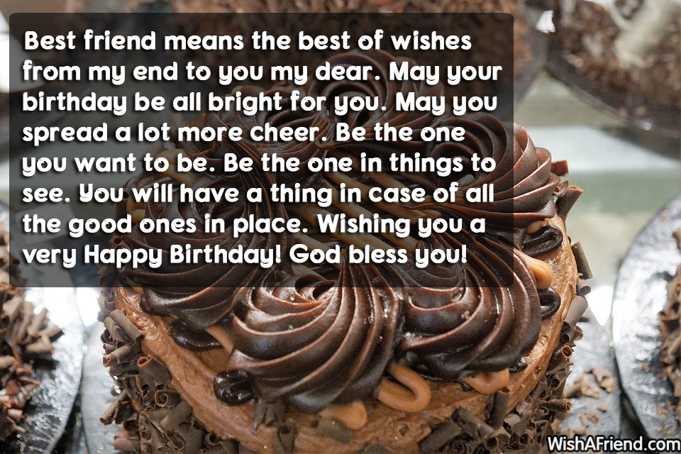 Birthday Wishes For Best Friend Images