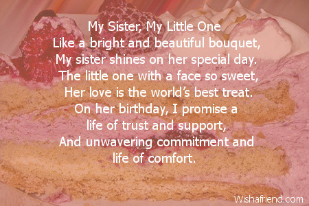 to my big sister poems