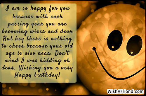 Funny Birthday Messages