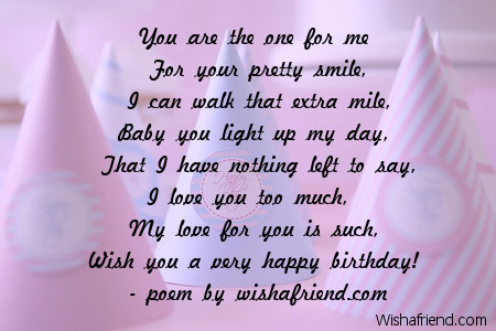 birthday poems for myself