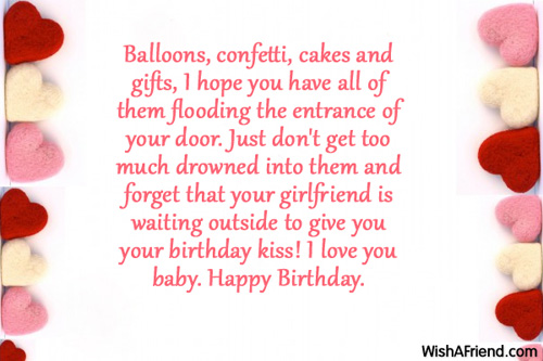 birthday quotes for boyfriend from girlfriend