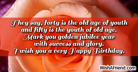69 50th birthday sayings