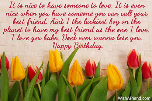 Birthday Wishes For Girlfriend