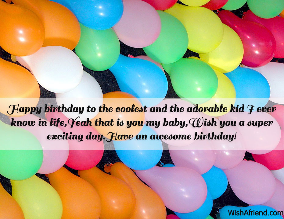 Birthday Wishes For Kids