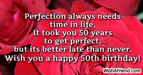 50th Birthday Sayings