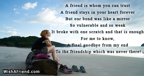 A Friend Is Whom You Can Breakup Message For Friends