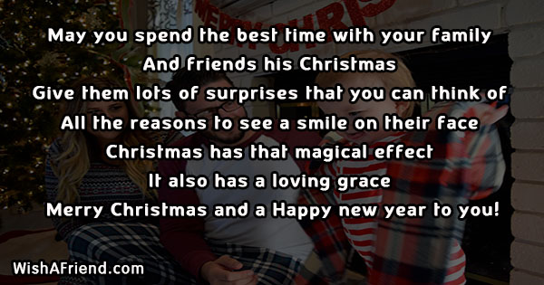 May you spend the best time, Christmas Quote For Family