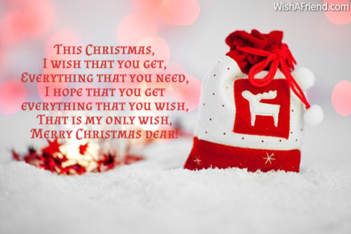 Christmas Messages for Wife