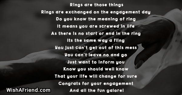 Engagement ring Poet Ring