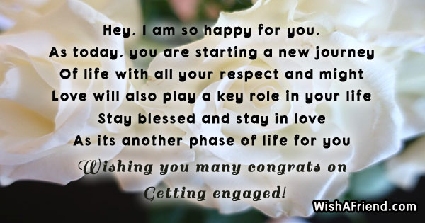 Hey I Am So Happy For Engagement Quote
