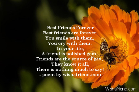 you are my best friend forever poems