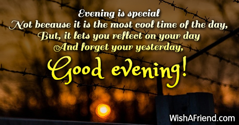 Good Evening Messages