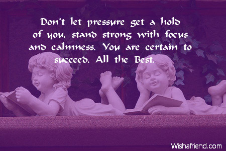 Good Luck For Exams