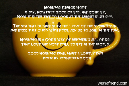 Top 100 + Short funny good morning poems - Yadbinyamin.org