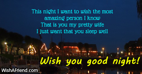 Good Night Messages For Wife