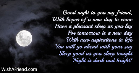 Good Night Poems