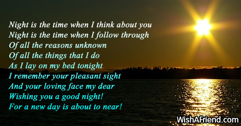 Good Night Poems For Kids