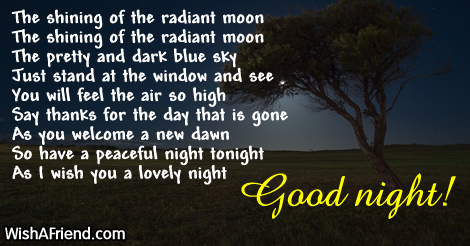 Good Night Poems