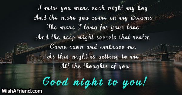 Good Night Messages For Boyfriend