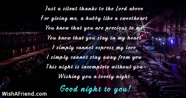 Good Night Messages For Husband