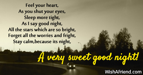 Quotes Meaningful Short Goodnight Poems / The best good night love ...