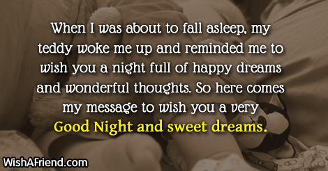 Text sweet messages goodnight 70 Sweet