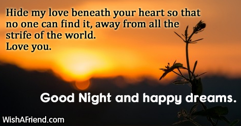 Good Night Love Messages For Boyfriend