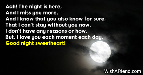 Good Night Poems For Her