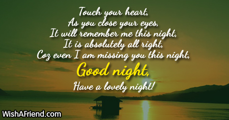 Good Night Messages For Girlfriend