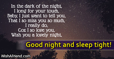 Good Night Messages For Girlfriend