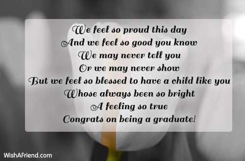 Graduation Messages From Parents