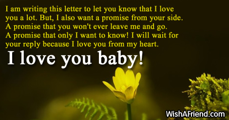 To letter small boyfriend love 