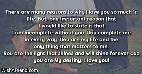 Reasons why i love you letter for him