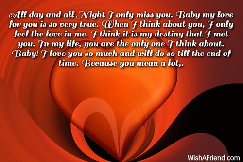 All Day And All Night I Romantic Love Letters