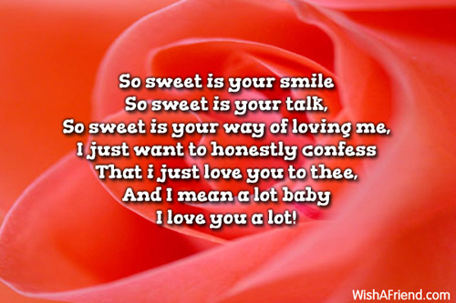 Loving poems sweet 36 Sweet