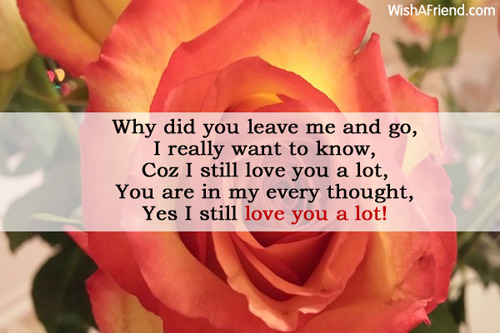 I Love You Messages For Ex Girlfriend