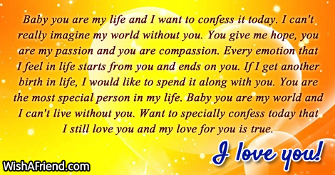A Letter To The Love Of My Life from www.wishafriend.com