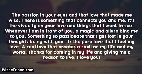 Letters passionate love making Deep Romantic