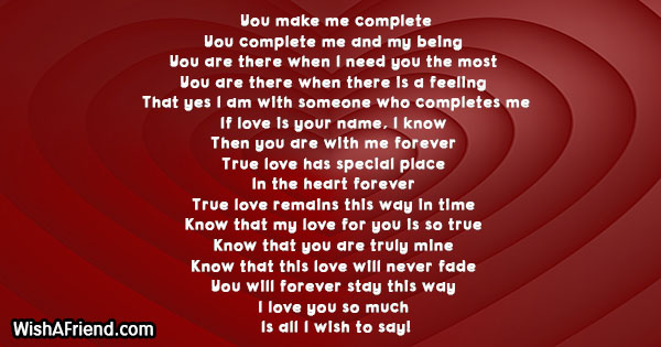 download true love poems for him