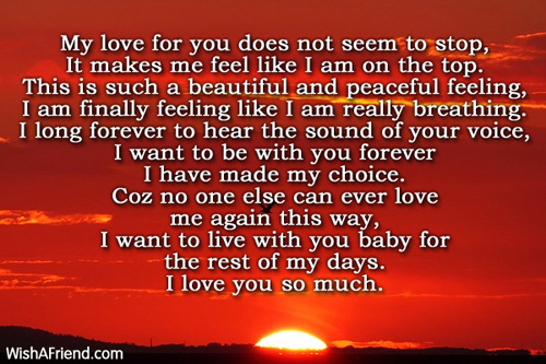 My for boyfriend poems romantic Most Romantic