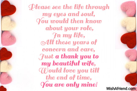 For wife thank you message 10 Thank