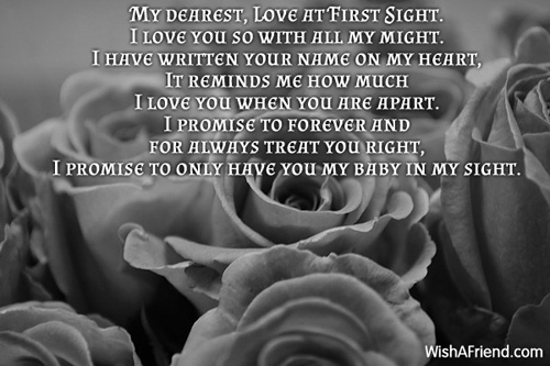 My Love At First Sight Love Poem