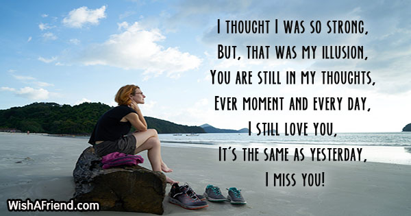 Missing You Messages For Ex Boyfriend