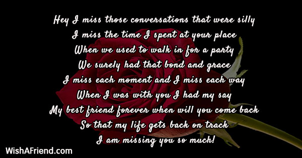 Missing You Messages For Friends