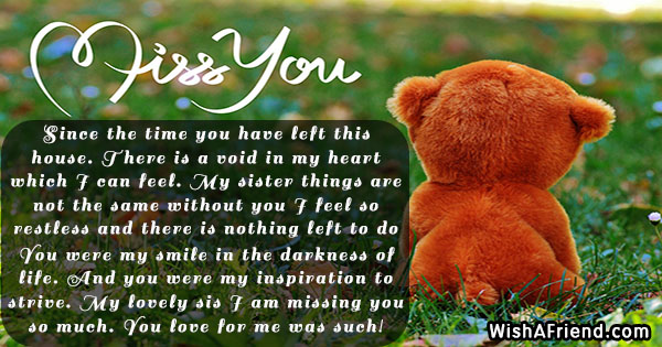 missing you sister quotes