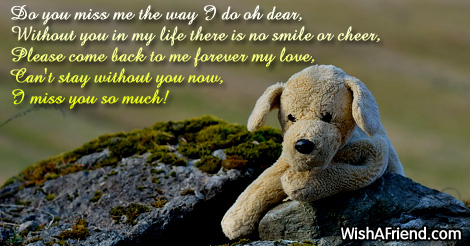Missing You Messages For Girlfriend
