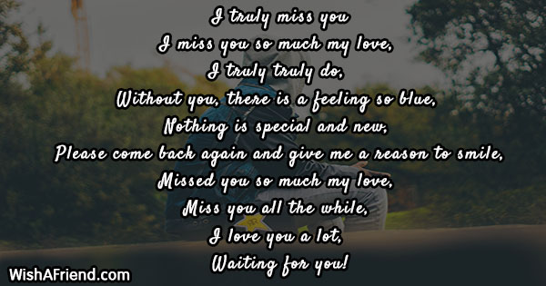 Poem still missing you I Miss